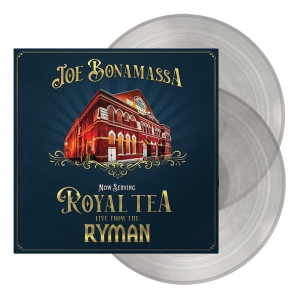 Joe Bonamassa– Now Serving: Royal Tea Live From the Ryman – (Transparent Vinyl)(2LP)