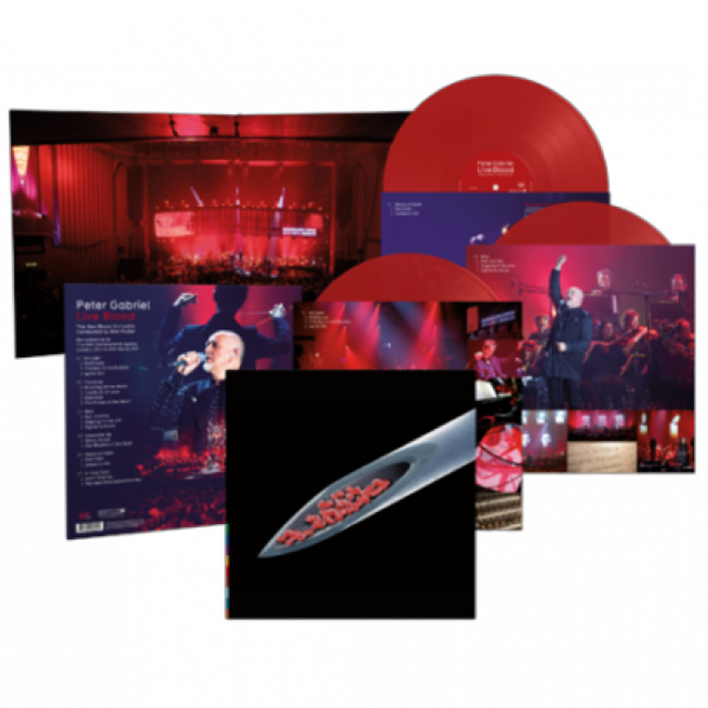 Peter Gabriel – Live Blood – (Blood Red Vinyl)(3LP)