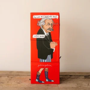 Albert Einstein The Atomic Relativist mok van PolonaPolona – porseleinen koffiemok 350ml