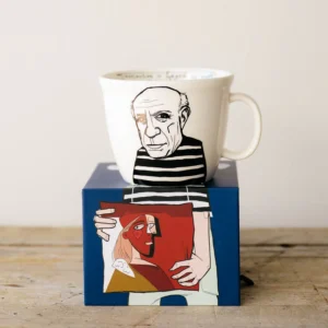 Pablo Picasso The Celebrated Cubist mok van PolonaPolona – porseleinen koffiemok 350ml