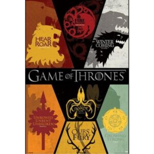 Game Of Thrones Sigils – officiële serie maxi poster 61x91,5 cm