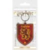 Harry Potter Gryffindor Crest – officiële sleutelhanger van rubber met metalen ring