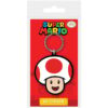 Super Mario Toad – officiële Nintendo sleutelhanger van rubber met metalen ring
