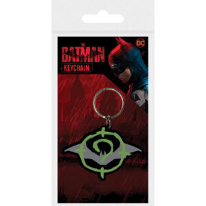 The Batman Symbols – officiële DC Comics PVC sleutelhanger met metalen ring