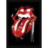 The Rolling Stones Graffiti Lips – officiële canvas wanddecoratie 40x50 cm