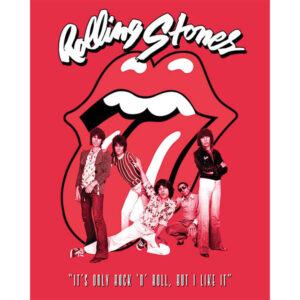The Rolling Stones It’s Only Rock ’n Roll – officiële canvas wanddecoratie 40x50 cm