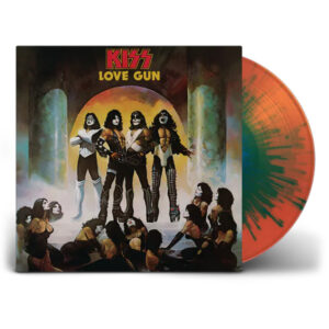 Kiss Love Gun Tangerine en Aqua Splatter