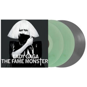 Lady Gaga The Fame Monster Silver en Coke Bottle Green Vinyl