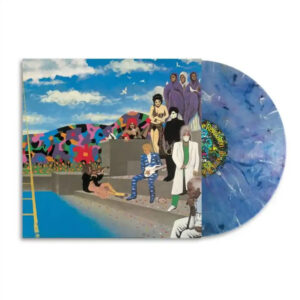 Prince and the Revolution Around the World In a Day white en blue marbled vinyl