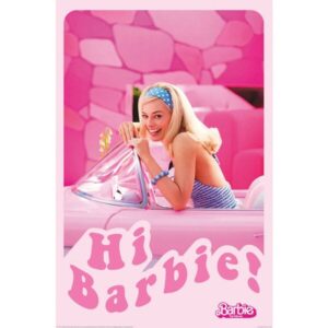 Barbie Movie Hi Barbie Car maxi poster 61x91,5 cm – officiële Barbie film poster