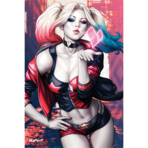 Batman Harley Quinn Kiss maxi poster 61x91,5 cm – officiële DC Comics poster