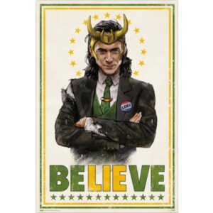 Marvel Loki Believe maxi poster 61x91,5 cm – officiële Marvel Loki poster