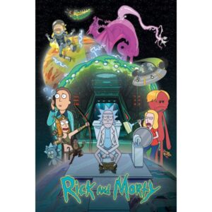 Rick and Morty Toilet Adventure maxi poster 61x91,5 cm – officiële Rick and Morty poster