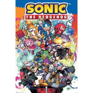Sonic The Headgehog Sonic Comic Characters maxi poster 61x91,5 cm – officiële Sonic poster