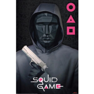 Squid Game Mask Man maxi poster 61x91,5 cm – officiële Squid Game poster