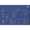 Star Wars Blueprint Rebel Alliance Fleet maxi poster 61x91,5 cm – officiële Star Wars poster