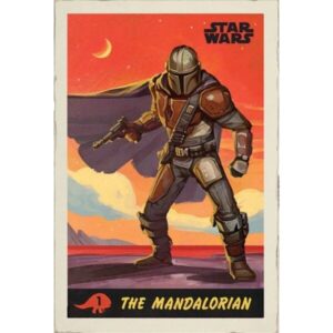 Star Wars The Mandalorian Playing Card maxi poster 61x91,5 cm – officiële Mandalorian poster