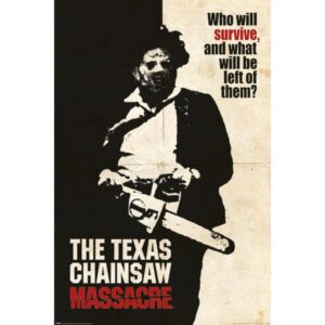 Texas Chainsaw Massacre Who Will Survive maxi poster 61x91,5 cm – officiële horror film poster