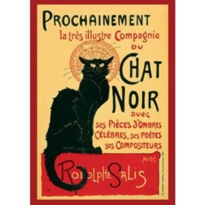 Compagnie du Chat Noir mini poster