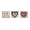 Howard Shooter Love Hearts panorama poster 158x53 cm – kleurrijke hartjes kunstposter