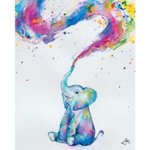 Marc Allante Spring mini poster 40x50 cm – kunstposter met kleurrijke illustratie van Marc Allante