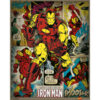 Marvel Comics Iron Man Retro mini poster 40x50 cm – Iron Man Marvel comic poster