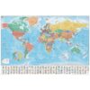 Modern World Map 2020 maxi poster 61x91,5 cm – moderne wereldkaart poster