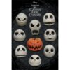 Nightmare Before Christmas Many Faces Of Jack maxi poster 61x91,5 cm – Jack Skellington poster