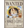 One Piece Wanted Monkey D. Luffy giant poster 61x91,5 cm – wanted poster anime One Piece