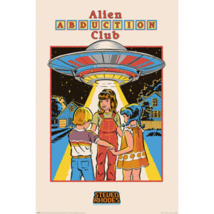 Steven Rhodes Alien Abduction Club maxi poster 61x91,5 cm – Steven Rhodes retro poster