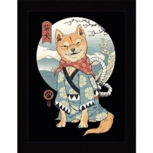 Vincent Trinidad Shiba Inu mini poster 40x50 cm – Shiba Inu illustratie poster